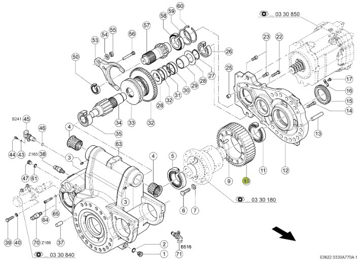 Claas Jaguar 970 - tylna oś napędowa - przekładnia 0015048810 - Задня вісь в категорії Сільськогосподарська техніка: фото 1 Claas Jaguar 970 - tylna oś napędowa - przekładnia 0015048810 - Задня вісь в категорії Сільськогосподарська техніка: фото 1