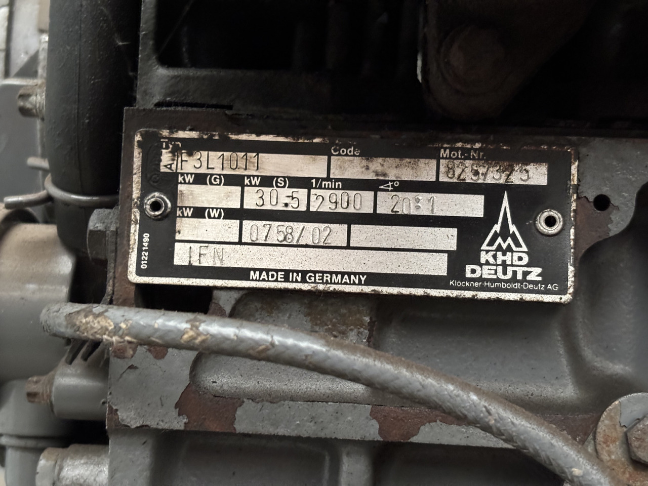 DEUTZ F3L 1011 F3L1011 Silnik - Двигун в категорії Будівельна техніка: фото 3 DEUTZ F3L 1011 F3L1011 Silnik - Двигун в категорії Будівельна техніка: фото 3