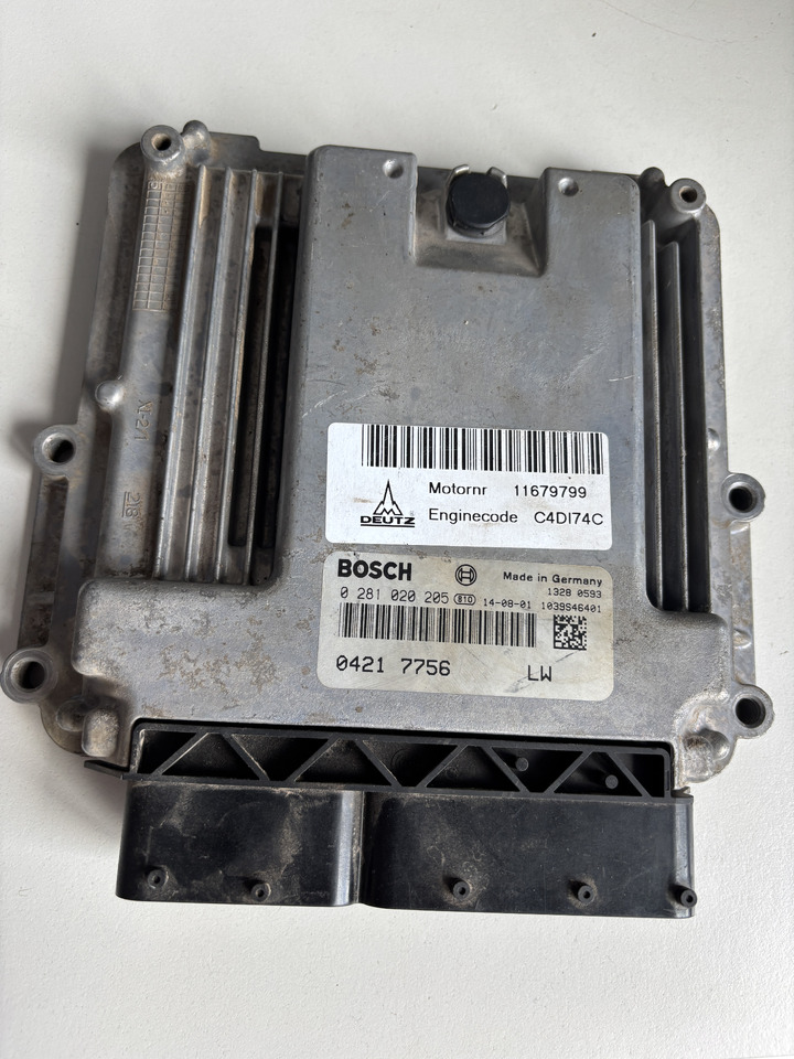 Deutz TCD - moduł sterownik ECU 0281020205 04217756 - Блок управління в категорії Сільськогосподарська техніка: фото 1 Deutz TCD - moduł sterownik ECU 0281020205 04217756 - Блок управління в категорії Сільськогосподарська техніка: фото 1