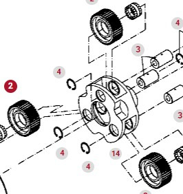 Fendt 414 415 Vario Jarzmo Przekładni Planetarnej Satelita Tylnej Osi Zwolnicy 404150150010 - Бортовий редуктор в категорії Сільськогосподарська техніка: фото 1 Fendt 414 415 Vario Jarzmo Przekładni Planetarnej Satelita Tylnej Osi Zwolnicy 404150150010 - Бортовий редуктор в категорії Сільськогосподарська техніка: фото 1