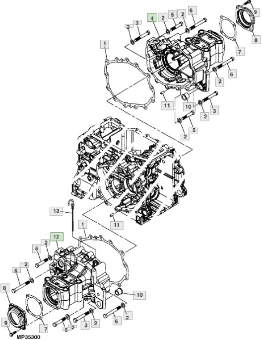 John Deere 3120 3320 3520 3720 - oś tylna obudowa LVU801518 - Задня вісь в категорії Трактори: фото 1 John Deere 3120 3320 3520 3720 - oś tylna obudowa LVU801518 - Задня вісь в категорії Трактори: фото 1