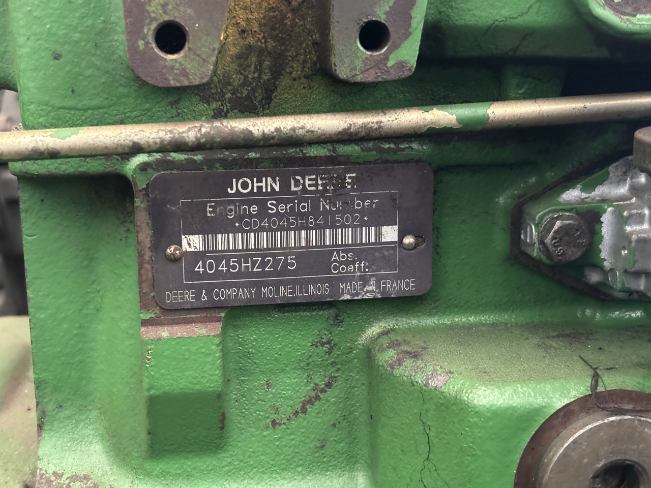John Deere 3200, 3220, 3400 Silnik Słupek Blok Koło Zamachowe Kolektor Wał Wałek 4045HZ275 - Маховик в категорії Сільськогосподарська техніка: фото 5 John Deere 3200, 3220, 3400 Silnik Słupek Blok Koło Zamachowe Kolektor Wał Wałek 4045HZ275 - Маховик в категорії Сільськогосподарська техніка: фото 5