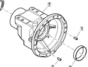 John Deere 6195R Obudowa Tylnej Osi Pochwa Zwolnica Zwrotnica R321765 - Бортовий редуктор в категорії Сільськогосподарська техніка: фото 1 John Deere 6195R Obudowa Tylnej Osi Pochwa Zwolnica Zwrotnica R321765 - Бортовий редуктор в категорії Сільськогосподарська техніка: фото 1