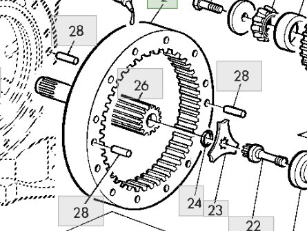 John Deere 6810 6910 6910S Koło Koronowe R105825 R309923 - Диференціал в категорії Сільськогосподарська техніка: фото 1 John Deere 6810 6910 6910S Koło Koronowe R105825 R309923 - Диференціал в категорії Сільськогосподарська техніка: фото 1