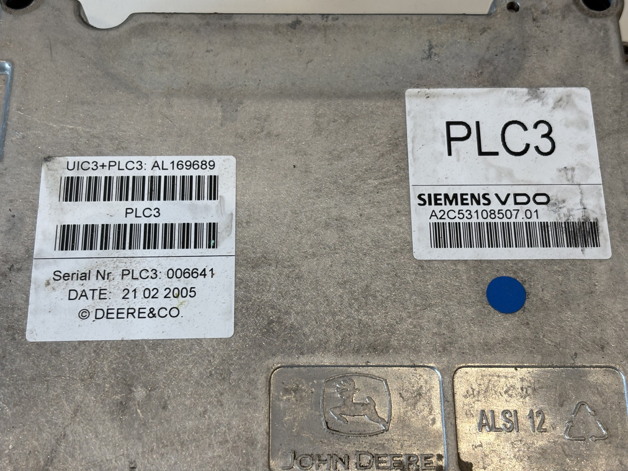 John Deere 6920 Moduł Sterownik UIC3 + PLC3 AL169689 A2C53108507.01 A2C53098813.03 - Блок управління в категорії Сільськогосподарська техніка: фото 2 John Deere 6920 Moduł Sterownik UIC3 + PLC3 AL169689 A2C53108507.01 A2C53098813.03 - Блок управління в категорії Сільськогосподарська техніка: фото 2