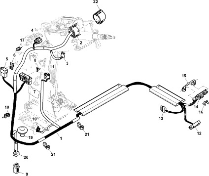 John Deere 9470RX - Wiązka przewodów RE574961 (Hamulec) - Кабелі/ Дроти в категорії Трактори: фото 1 John Deere 9470RX - Wiązka przewodów RE574961 (Hamulec) - Кабелі/ Дроти в категорії Трактори: фото 1