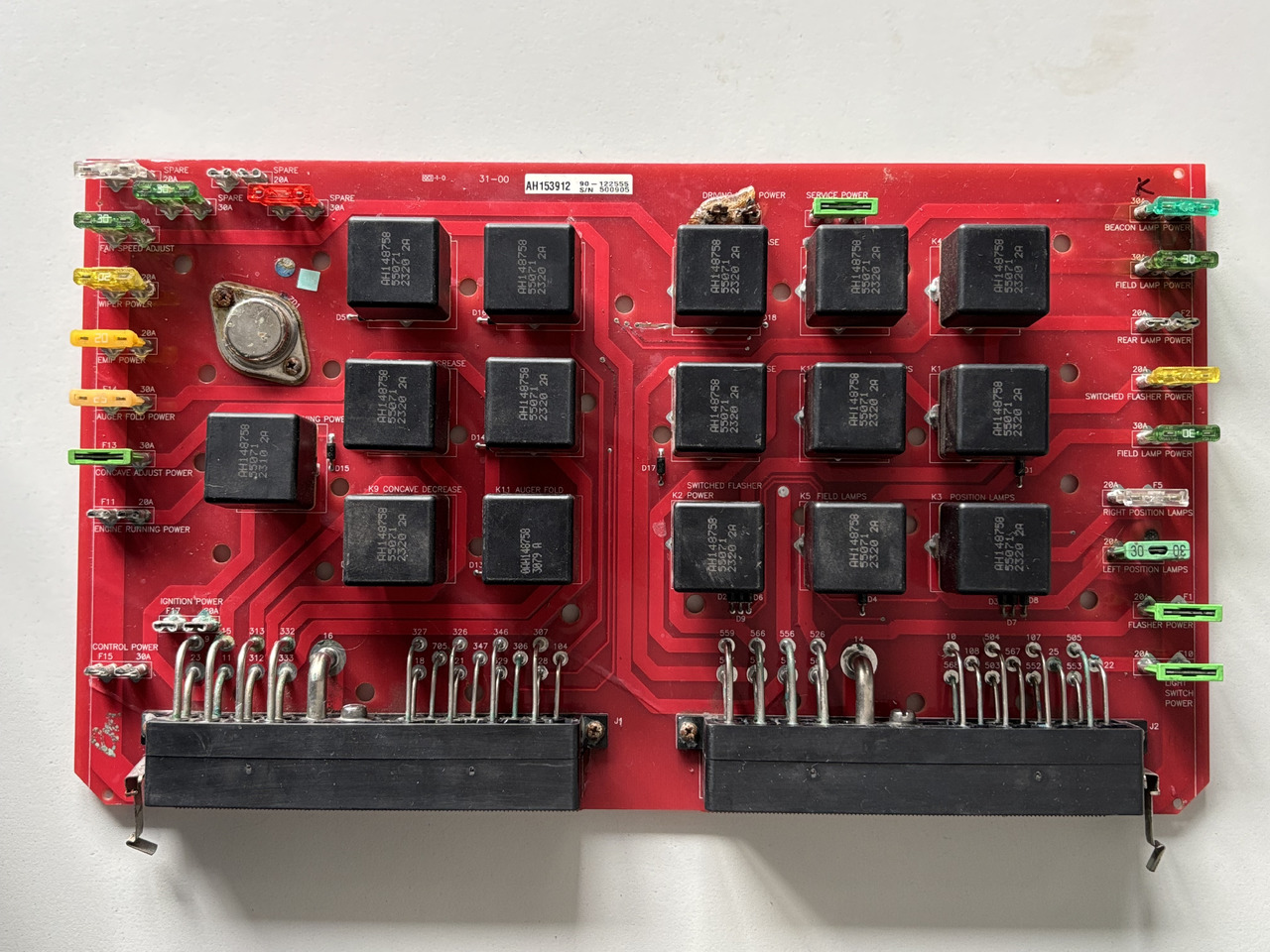 John Deere CTS AH153912 122555 Płyta bezpieczników - Запобіжник в категорії Сільськогосподарська техніка: фото 1 John Deere CTS AH153912 122555 Płyta bezpieczników - Запобіжник в категорії Сільськогосподарська техніка: фото 1