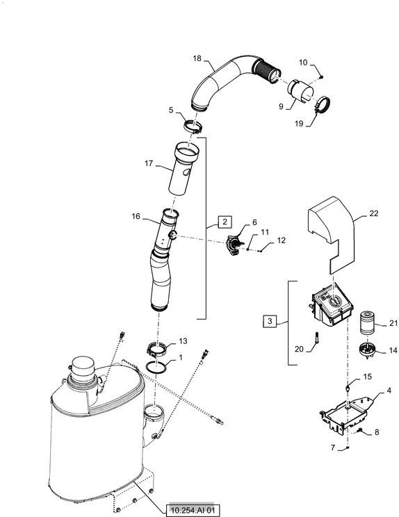 New Holland T6090 T6070 Ekran 84366840 - Вихлопна система в категорії Трактори: фото 1 New Holland T6090 T6070 Ekran 84366840 - Вихлопна система в категорії Трактори: фото 1