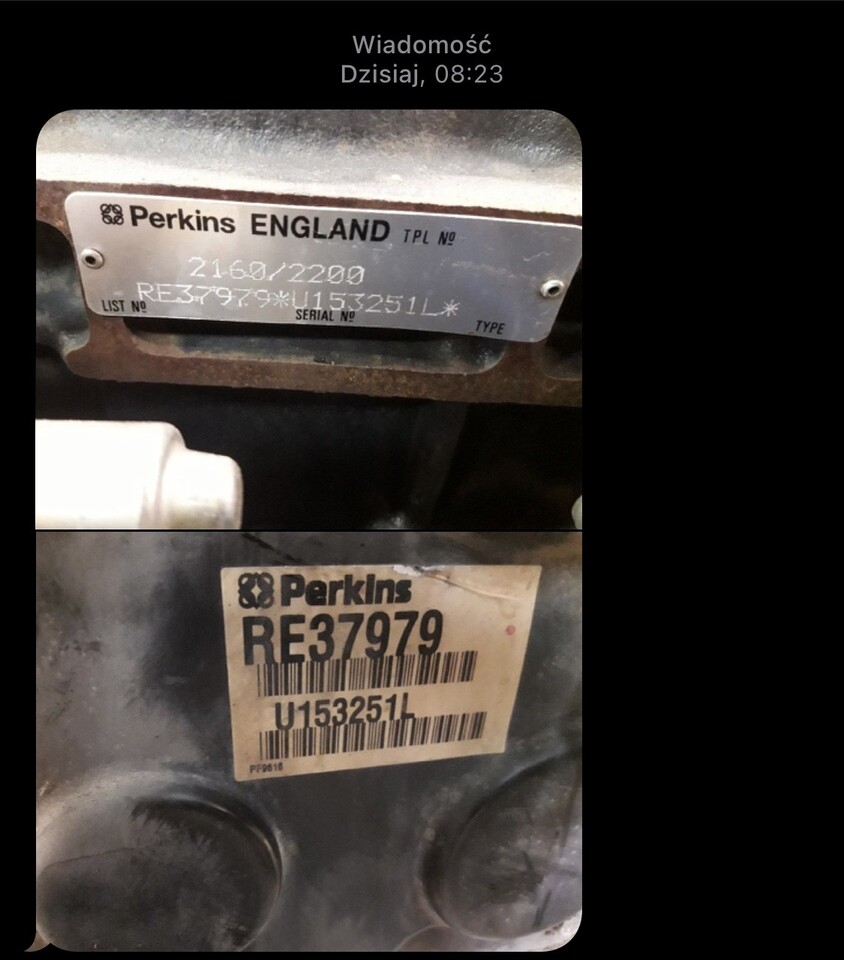 Perkins RE37979 - Blok - Блок циліндрів в категорії Сільськогосподарська техніка: фото 1 Perkins RE37979 - Blok - Блок циліндрів в категорії Сільськогосподарська техніка: фото 1
