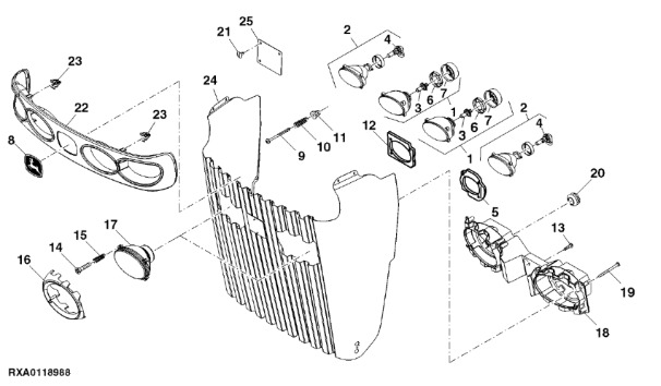 RE254054 John Deere 8345R - Ekran - Кузов і екстер'єр в категорії Трактори: фото 1 RE254054 John Deere 8345R - Ekran - Кузов і екстер'єр в категорії Трактори: фото 1