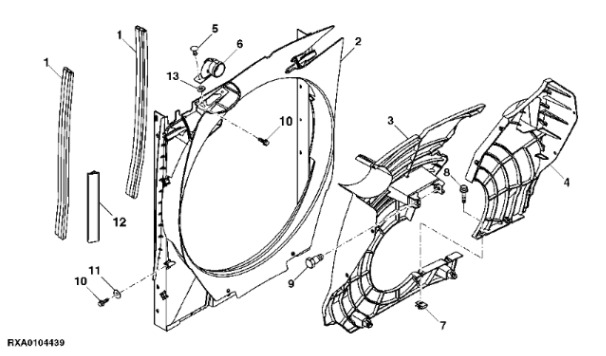 RE280828 John Deere 8345R - Deflektor - Кузов і екстер'єр в категорії Сільськогосподарська техніка: фото 1 RE280828 John Deere 8345R - Deflektor - Кузов і екстер'єр в категорії Сільськогосподарська техніка: фото 1