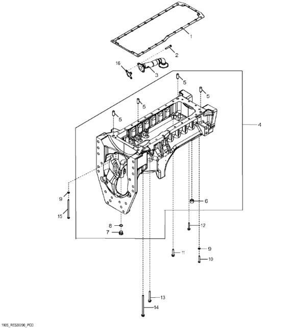 RE528732 John Deere 8345R - Wlot pompy oleju - Масляний насос в категорії Трактори: фото 1 RE528732 John Deere 8345R - Wlot pompy oleju - Масляний насос в категорії Трактори: фото 1