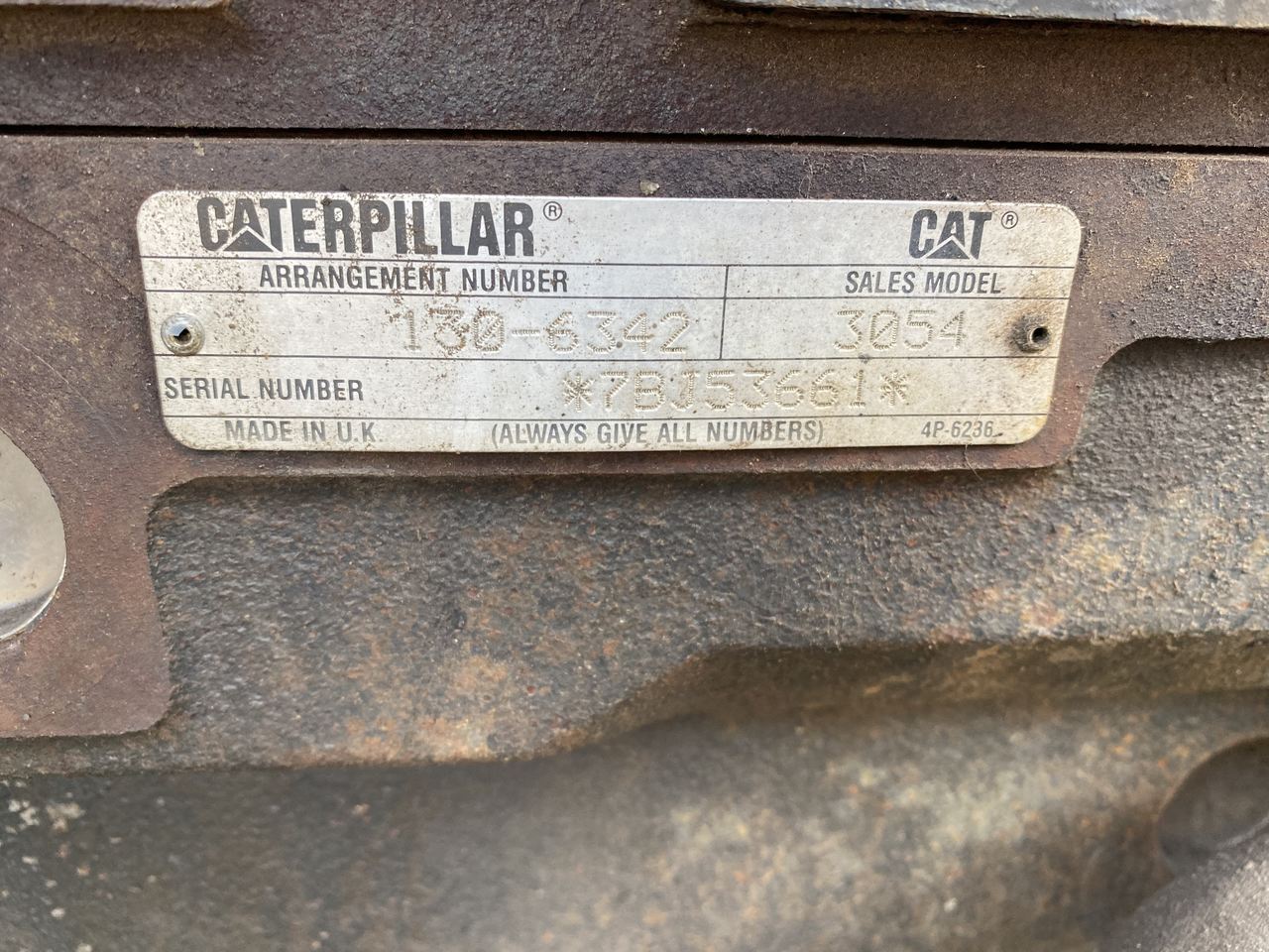 Silnik CAT | CATERPILLAR - 130-6342 | 3054 - Двигун в категорії Будівельна техніка: фото 1 Silnik CAT | CATERPILLAR - 130-6342 | 3054 - Двигун в категорії Будівельна техніка: фото 1
