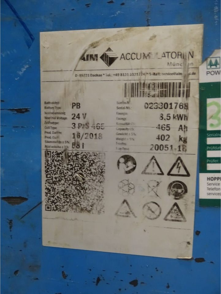 Battery Package 4 pieces - Аккумулятор в категорії Вантажно-розвантажувальна техніка: фото 5 Battery Package 4 pieces - Аккумулятор в категорії Вантажно-розвантажувальна техніка: фото 5