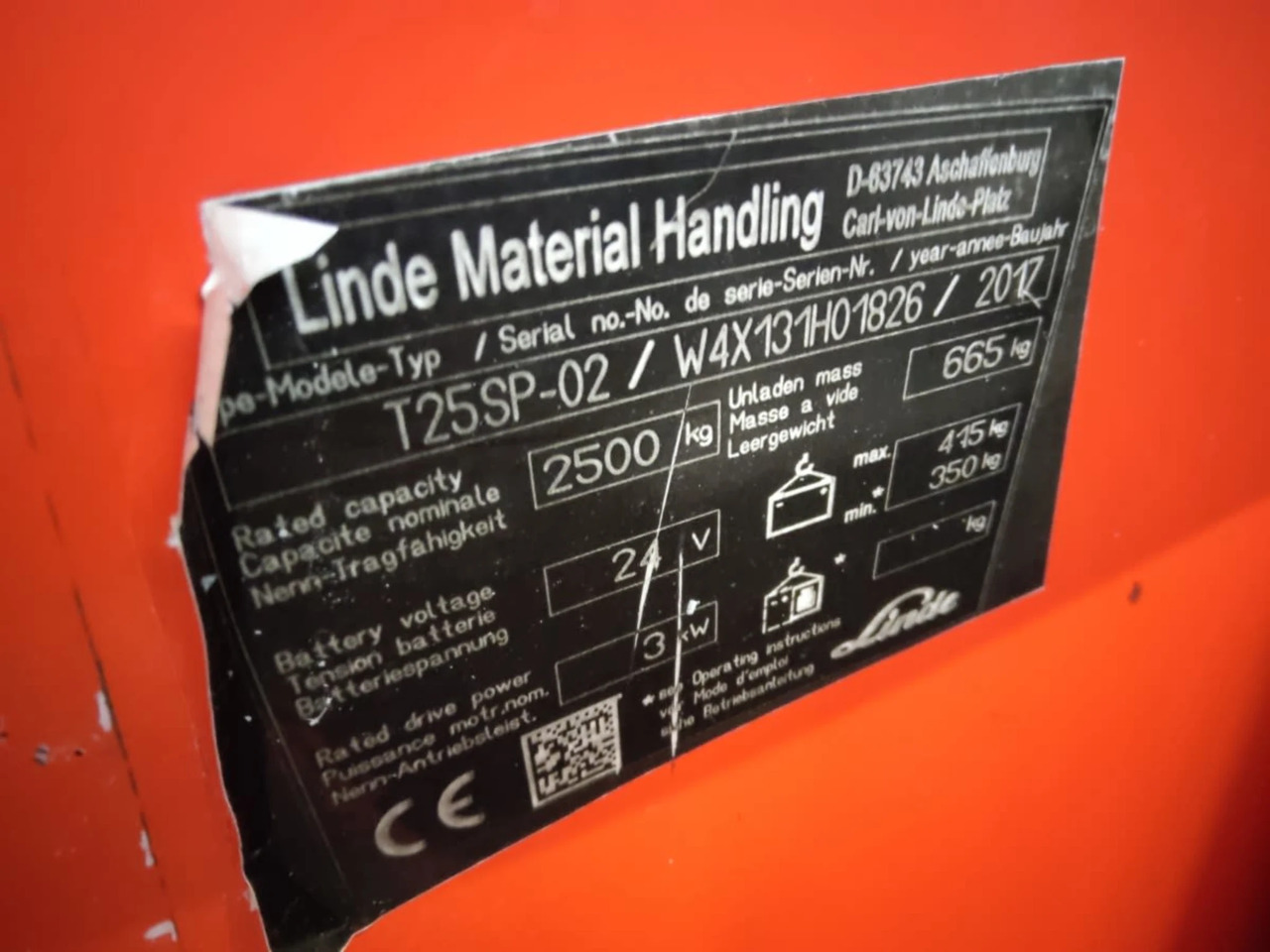 Linde T25SP-02/2500mm - Візок: фото 5 Linde T25SP-02/2500mm - Візок: фото 5