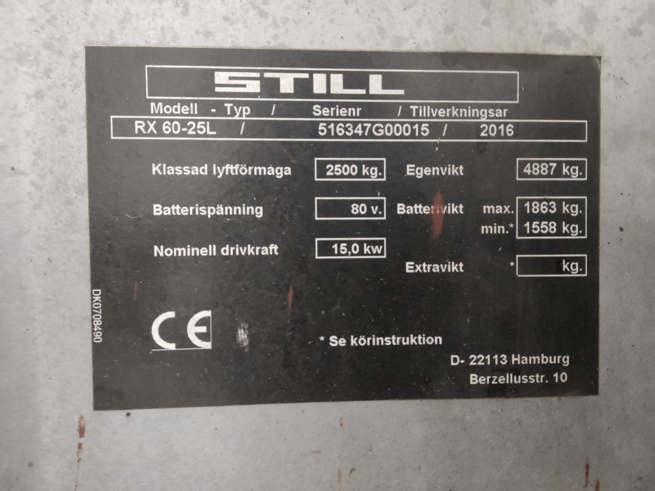 Package 14: STILL RX20-20P & RX60-25L - Електронавантажувач: фото 3 Package 14: STILL RX20-20P & RX60-25L - Електронавантажувач: фото 3