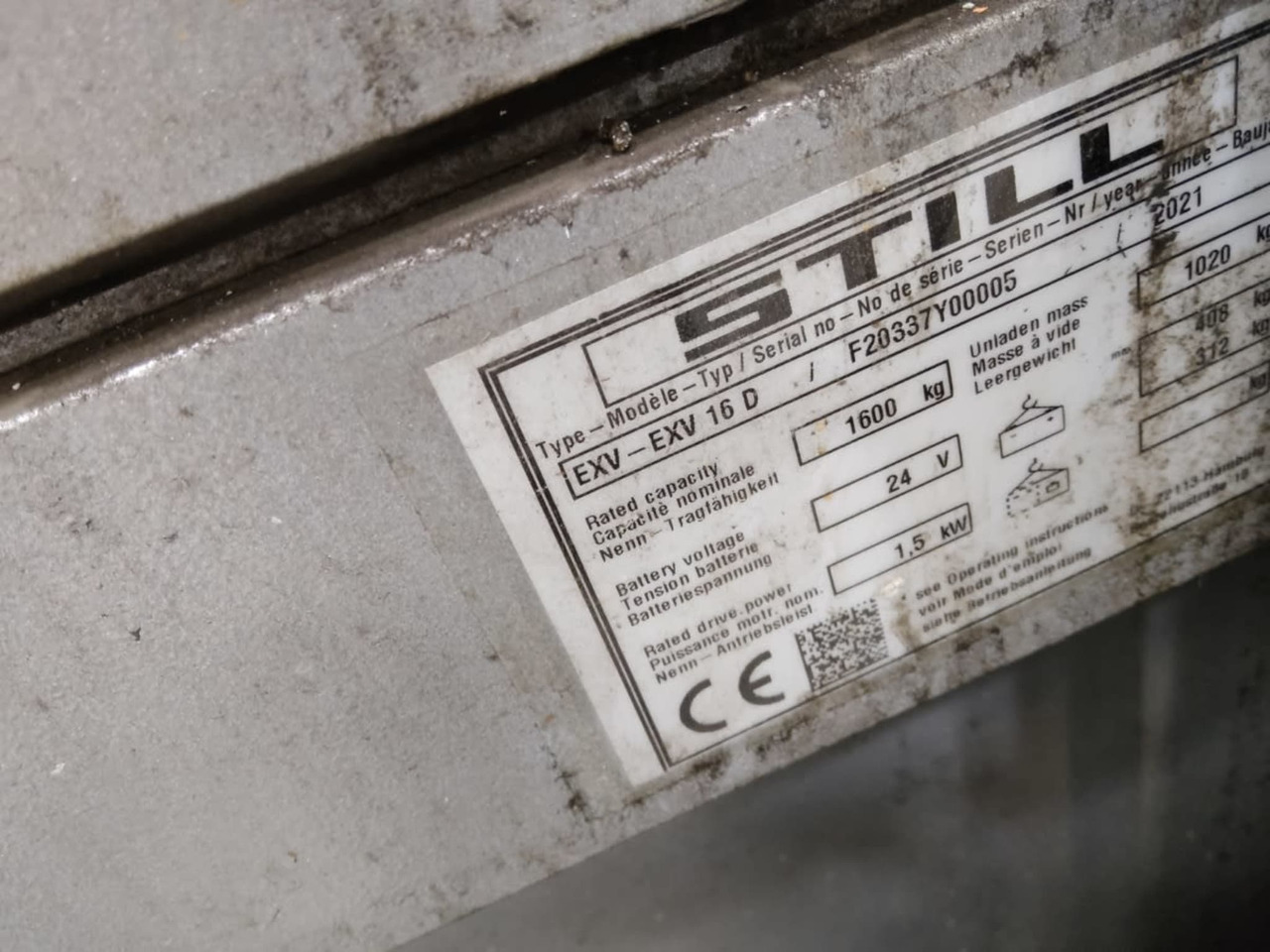 STILL EXV16D/LiIon - Штабелер: фото 5 STILL EXV16D/LiIon - Штабелер: фото 5