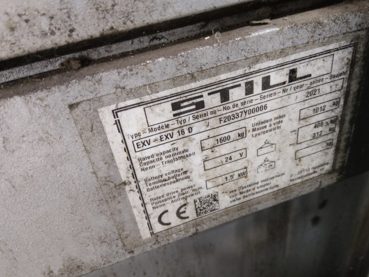 STILL EXV16D/LiIon - Штабелер: фото 5 STILL EXV16D/LiIon - Штабелер: фото 5