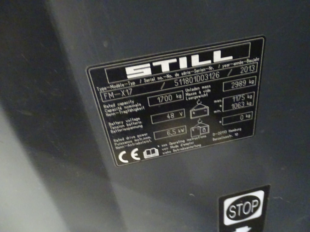 STILL FM-X17 - Рiч-трак: фото 5 STILL FM-X17 - Рiч-трак: фото 5