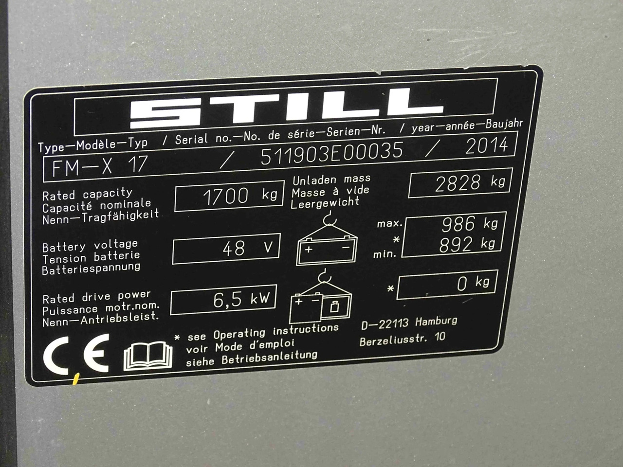 STILL FM-X17 - Рiч-трак: фото 5 STILL FM-X17 - Рiч-трак: фото 5