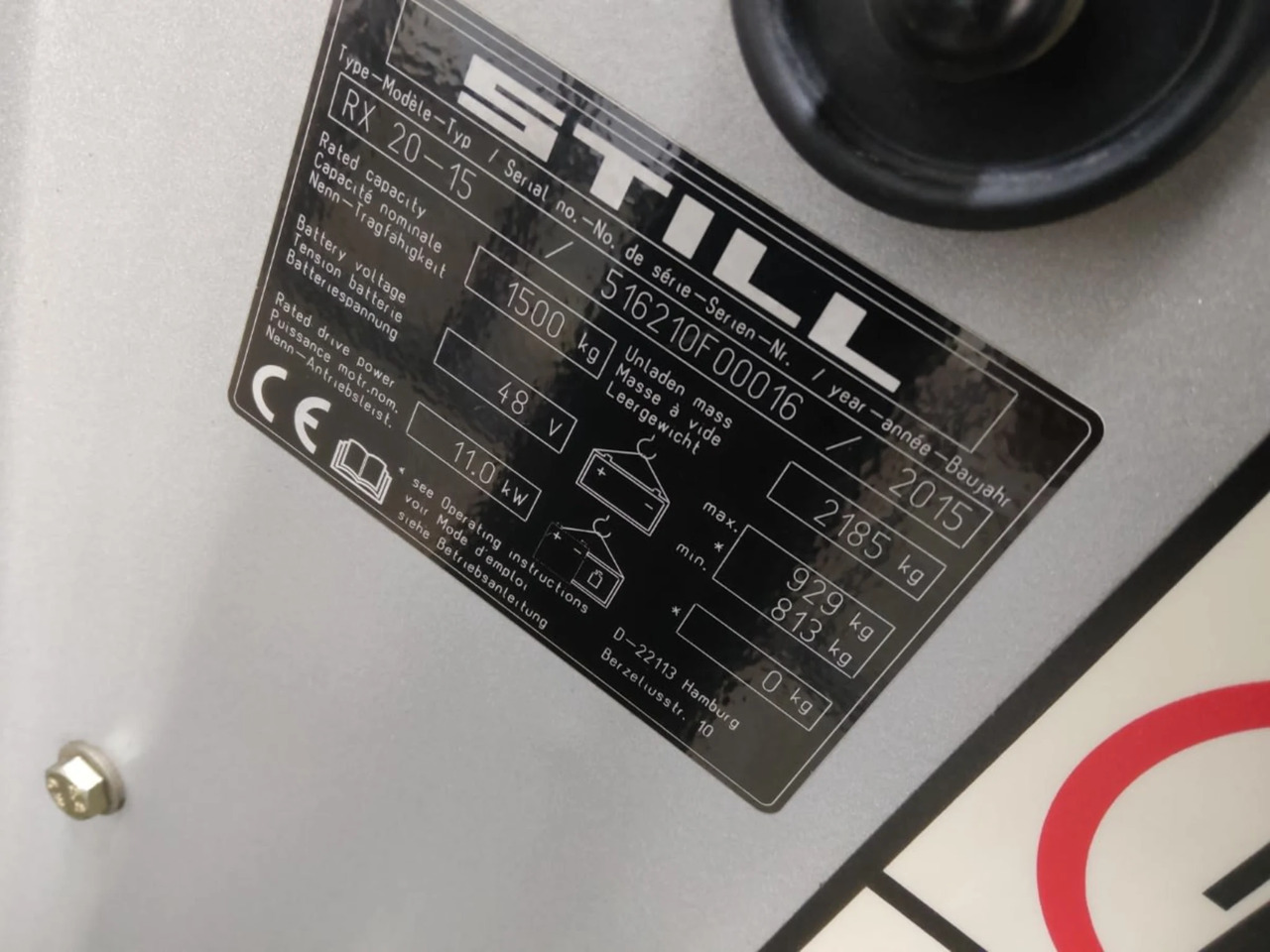 STILL RX20-15 - Електронавантажувач: фото 5 STILL RX20-15 - Електронавантажувач: фото 5