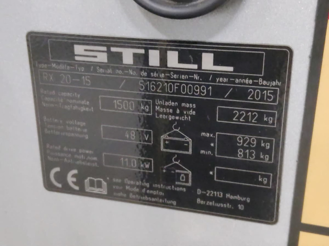 STILL RX20-15 - Електронавантажувач: фото 5 STILL RX20-15 - Електронавантажувач: фото 5