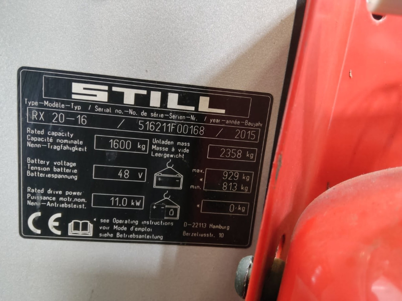 STILL RX20-16 - Електронавантажувач: фото 5 STILL RX20-16 - Електронавантажувач: фото 5