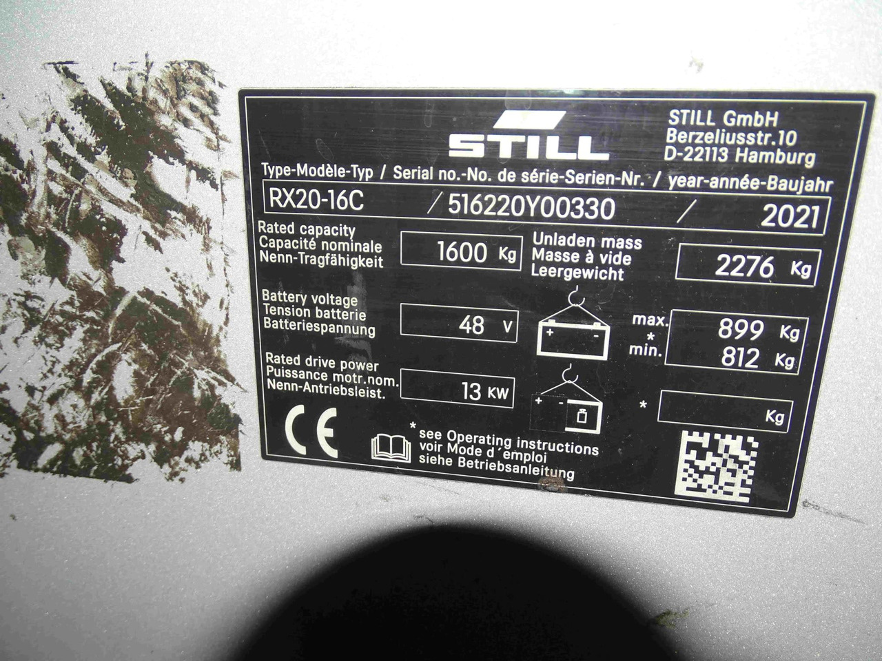 STILL RX20-16C - Електронавантажувач: фото 5 STILL RX20-16C - Електронавантажувач: фото 5