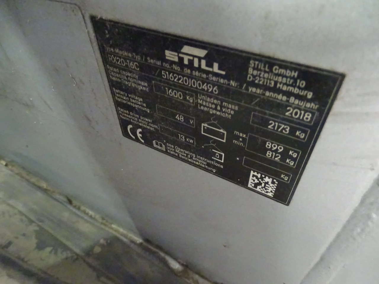 STILL RX20-16C - Електронавантажувач: фото 5 STILL RX20-16C - Електронавантажувач: фото 5