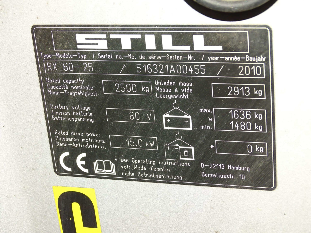 STILL RX60-25 - Електронавантажувач: фото 2 STILL RX60-25 - Електронавантажувач: фото 2