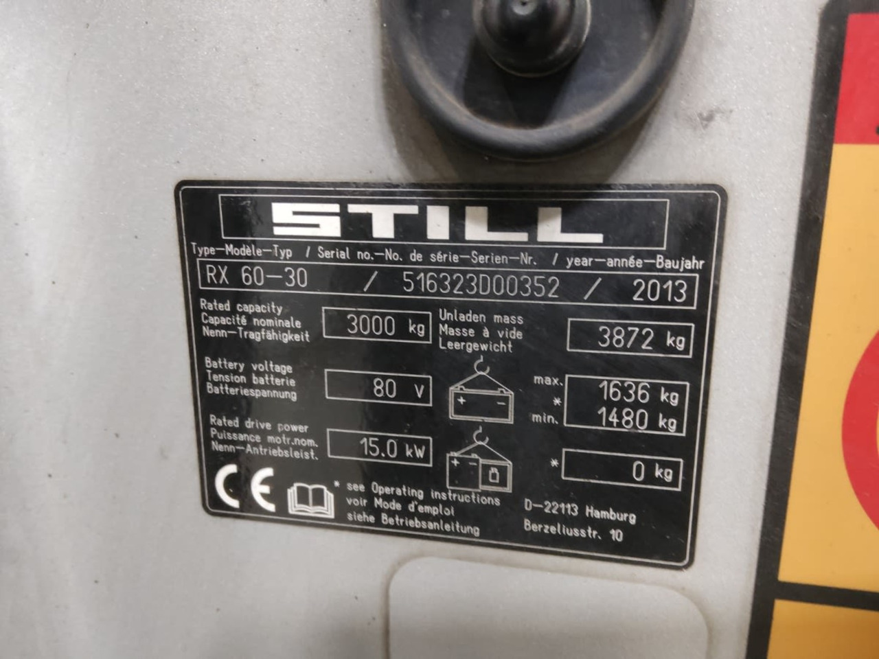 STILL RX60-30 - Електронавантажувач: фото 5 STILL RX60-30 - Електронавантажувач: фото 5