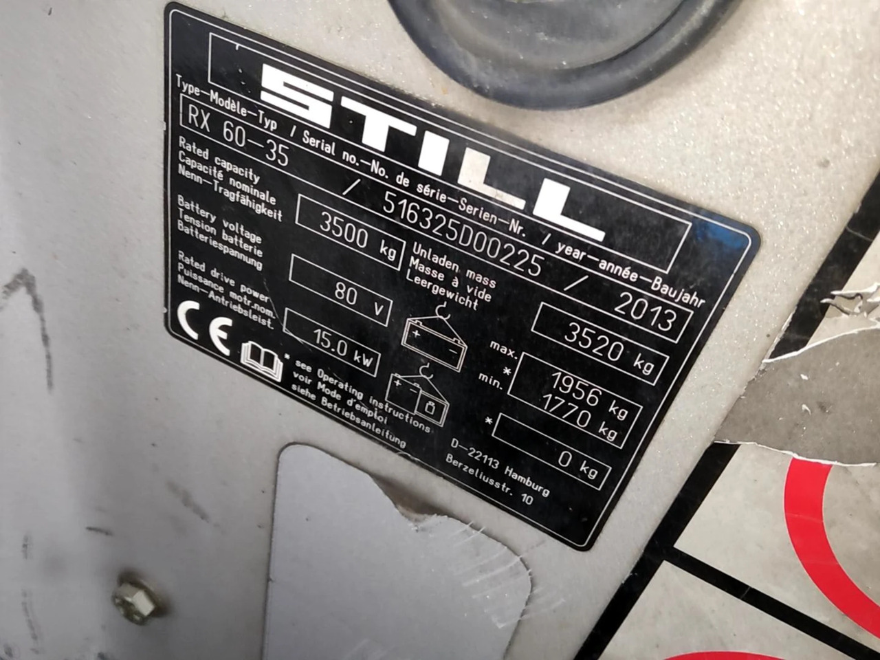 STILL RX60-35 - Електронавантажувач: фото 5 STILL RX60-35 - Електронавантажувач: фото 5