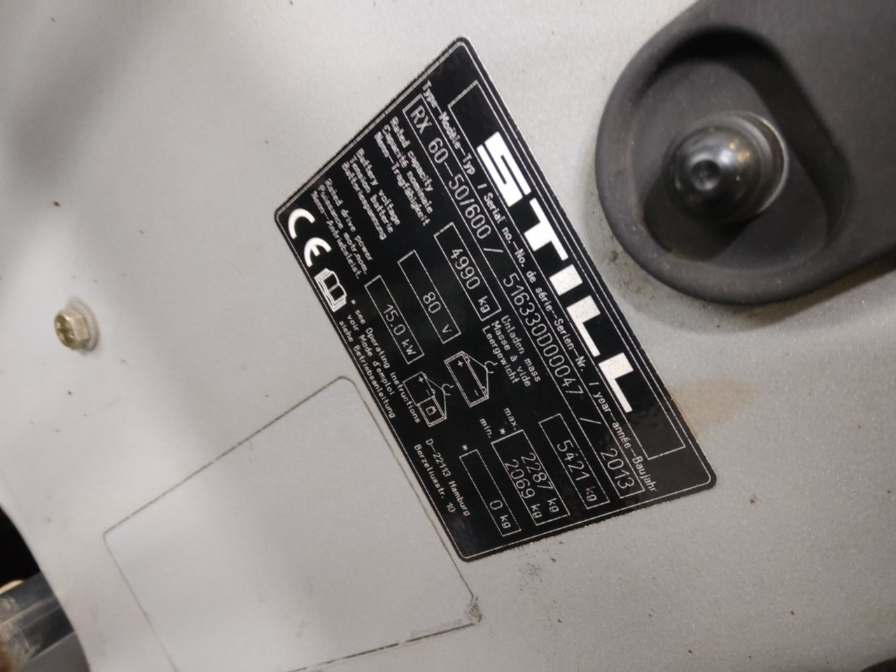 STILL RX60-50/600 - Електронавантажувач: фото 5 STILL RX60-50/600 - Електронавантажувач: фото 5