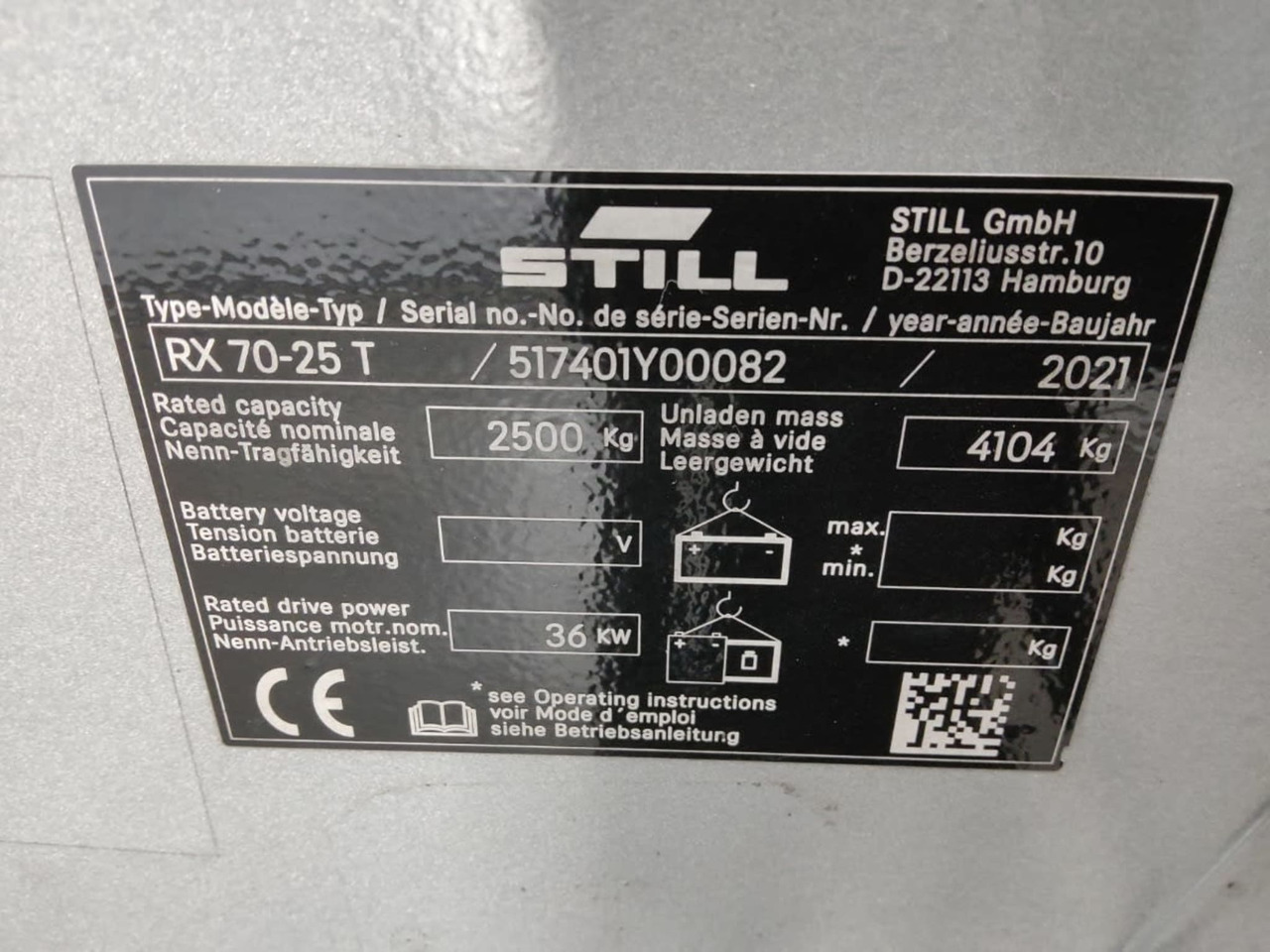 STILL RX70-25T - Газовий навантажувач: фото 5 STILL RX70-25T - Газовий навантажувач: фото 5