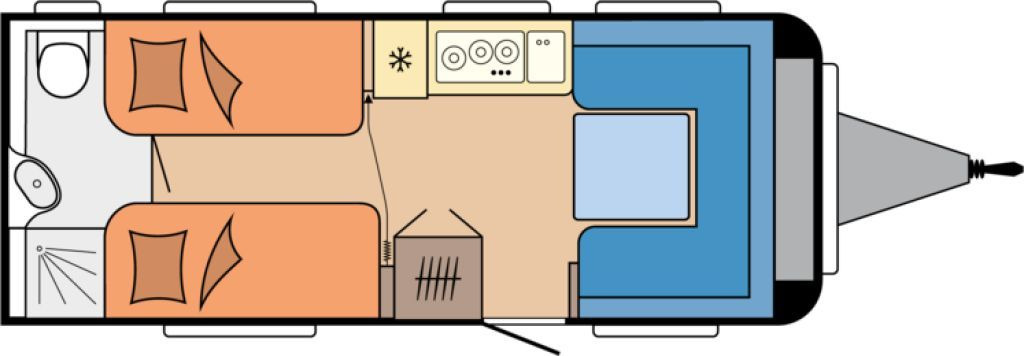 Hobby Excellent Edition 540 WLU AUTARK 2000kg., Citywa - Причіп дача: фото 2 Hobby Excellent Edition 540 WLU AUTARK 2000kg., Citywa - Причіп дача: фото 2