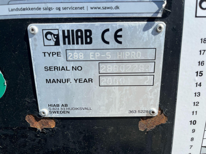 Кран-маніпулятор в категорії Вантажівки Hiab 288EP-5 HIPRO: фото 7