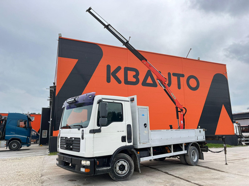 MAN TGL 8.180 4x2 PK4200 YEAR 2013 / PLATFORM L=3710 mm - Бортова вантажівка/ Платформа, Вантажівка з маніпулятором: фото 1 MAN TGL 8.180 4x2 PK4200 YEAR 2013 / PLATFORM L=3710 mm - Бортова вантажівка/ Платформа, Вантажівка з маніпулятором: фото 1