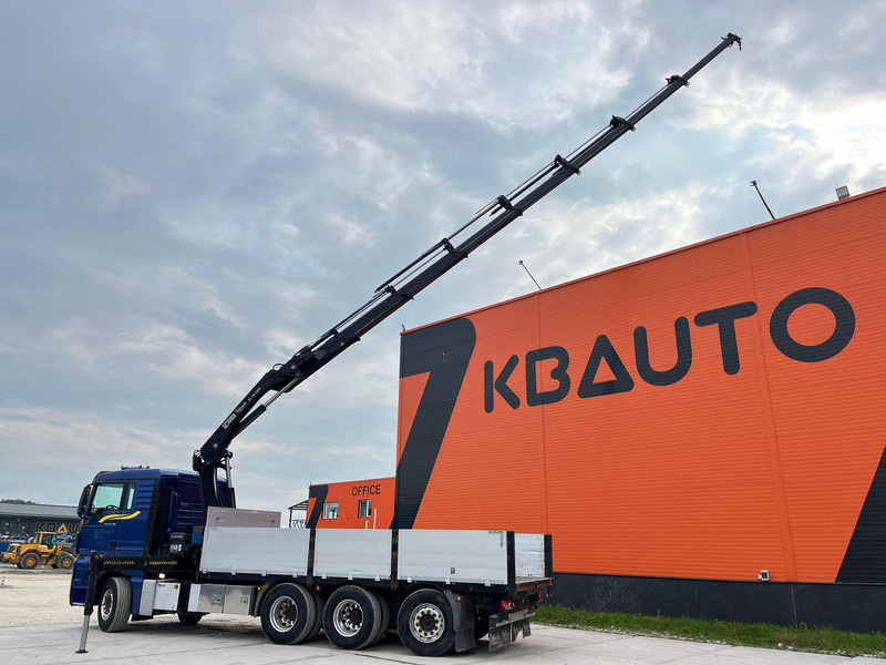 Бортова вантажівка/ Платформа, Вантажівка з маніпулятором MAN TGX 35.480 8x4*4 HIAB 288E-7 / PLATFORM L=6397 mm: фото 9