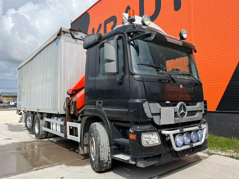 Mercedes-Benz Actros 2536 6x2*4 PK18002 / BOX L=6965 mm - Бортова вантажівка/ Платформа, Вантажівка з маніпулятором: фото 3 Mercedes-Benz Actros 2536 6x2*4 PK18002 / BOX L=6965 mm - Бортова вантажівка/ Платформа, Вантажівка з маніпулятором: фото 3