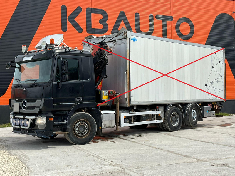 Mercedes-Benz Actros 2536 6x2*4 PK18002 / BOX L=6965 mm - Вантажівка шасі, Вантажівка з маніпулятором: фото 1 Mercedes-Benz Actros 2536 6x2*4 PK18002 / BOX L=6965 mm - Вантажівка шасі, Вантажівка з маніпулятором: фото 1