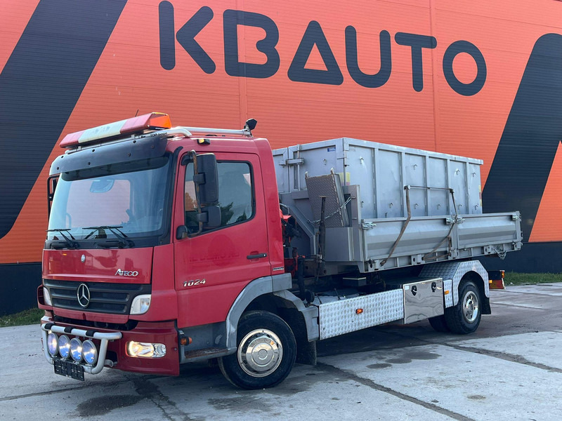 Mercedes-Benz Atego 1024 4x2 PK4100 + WINCH / HOOK LIFT L=3900 mm - Гаковий мультиліфт вантажівка, Вантажівка з маніпулятором: фото 2 Mercedes-Benz Atego 1024 4x2 PK4100 + WINCH / HOOK LIFT L=3900 mm - Гаковий мультиліфт вантажівка, Вантажівка з маніпулятором: фото 2