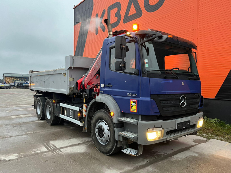 Mercedes-Benz Axor 2633 6x4 FASSI F110AK22 / BOX L=5040 mm - Самоскид вантажівка, Вантажівка з маніпулятором: фото 4 Mercedes-Benz Axor 2633 6x4 FASSI F110AK22 / BOX L=5040 mm - Самоскид вантажівка, Вантажівка з маніпулятором: фото 4
