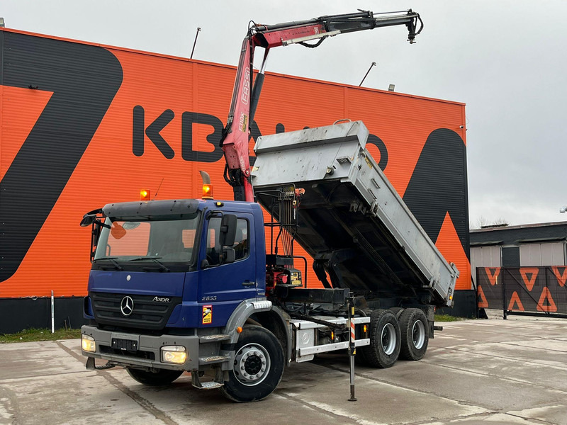 Mercedes-Benz Axor 2633 6x4 FASSI F110AK22 / BOX L=5040 mm - Самоскид вантажівка, Вантажівка з маніпулятором: фото 1 Mercedes-Benz Axor 2633 6x4 FASSI F110AK22 / BOX L=5040 mm - Самоскид вантажівка, Вантажівка з маніпулятором: фото 1