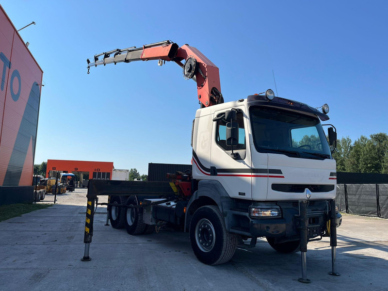 Бортова вантажівка/ Платформа, Вантажівка з маніпулятором Renault 420 DCI 6x4 FULL STEEL / PK32080: фото 10