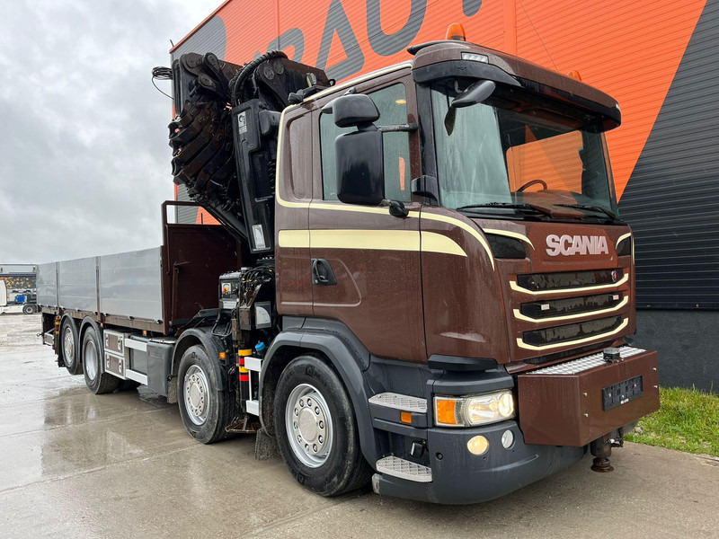 Scania G 450 8x2*6 HIAB 622E-8 + JIB / PLATFORM L=6715 mm - Бортова вантажівка/ Платформа, Вантажівка з маніпулятором: фото 4 Scania G 450 8x2*6 HIAB 622E-8 + JIB / PLATFORM L=6715 mm - Бортова вантажівка/ Платформа, Вантажівка з маніпулятором: фото 4