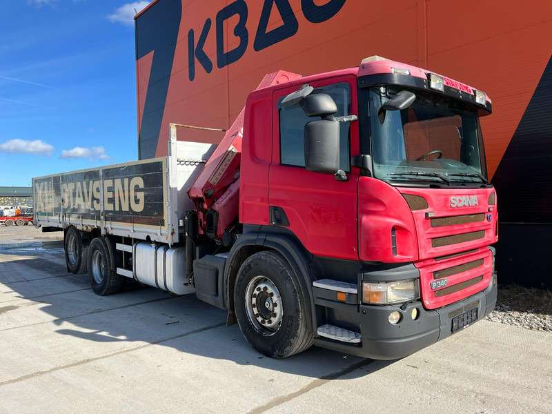 Scania P 340 6x2 HMF 1820 K5 / PLATFORM L=6760 mm - Бортова вантажівка/ Платформа, Вантажівка з маніпулятором: фото 4 Scania P 340 6x2 HMF 1820 K5 / PLATFORM L=6760 mm - Бортова вантажівка/ Платформа, Вантажівка з маніпулятором: фото 4