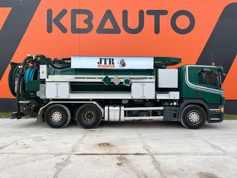 Scania P 360 6x2*4 Larsen A/S TANK 10000 l / VACUUM Vacustar W1300R / PRESSURE Uraca F716 - Асенізатори: фото 4 Scania P 360 6x2*4 Larsen A/S TANK 10000 l / VACUUM Vacustar W1300R / PRESSURE Uraca F716 - Асенізатори: фото 4