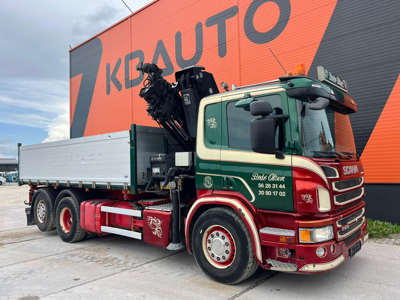 Scania P 410 6x2*4 HIAB 211EP-5 / BOX L=5386 mm - Самоскид вантажівка, Вантажівка з маніпулятором: фото 4 Scania P 410 6x2*4 HIAB 211EP-5 / BOX L=5386 mm - Самоскид вантажівка, Вантажівка з маніпулятором: фото 4