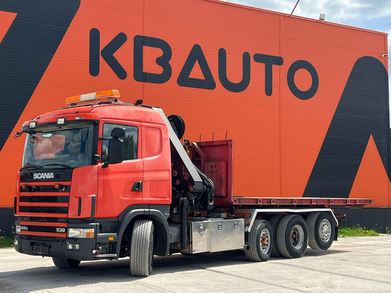 Scania R 144 8x2/4 HIAB 211EP-5 YEAR 2008 / HOOK LIFT L=5400 mm - Гаковий мультиліфт вантажівка, Вантажівка з маніпулятором: фото 2 Scania R 144 8x2/4 HIAB 211EP-5 YEAR 2008 / HOOK LIFT L=5400 mm - Гаковий мультиліфт вантажівка, Вантажівка з маніпулятором: фото 2