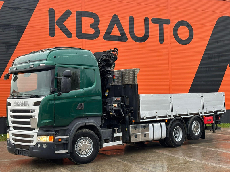 Scania R 410 6x2 HIAB 322EP-5 HIPRO / PLATFORM L=6131 mm - Бортова вантажівка/ Платформа, Вантажівка з маніпулятором: фото 2 Scania R 410 6x2 HIAB 322EP-5 HIPRO / PLATFORM L=6131 mm - Бортова вантажівка/ Платформа, Вантажівка з маніпулятором: фото 2